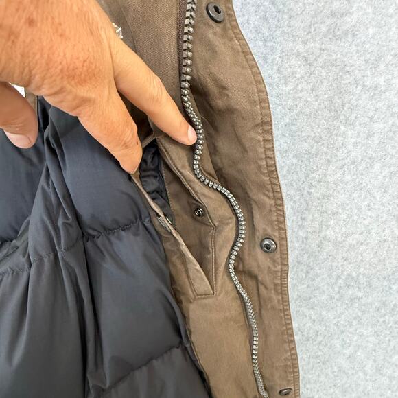 Eddie Bauer North Slope EB600 Jacket Size L Fill Power Goose Down Puffer Hooded - Picture 16 of 16